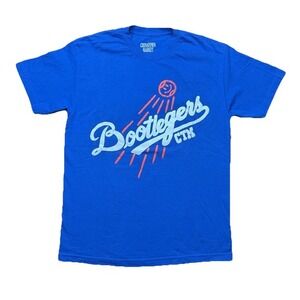 Chinatown Market Bootlegers CTM Blue Tee Large Made USA Retro Streetwear Shirt L